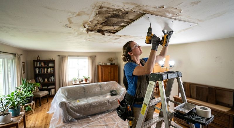 Ceiling Drywall Repair in Conroe, TX