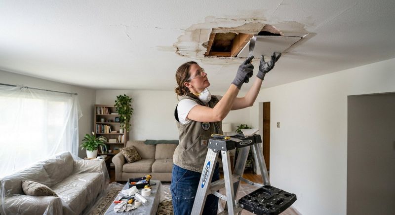 Drywall Water Damage Repair in Kansas City, KS