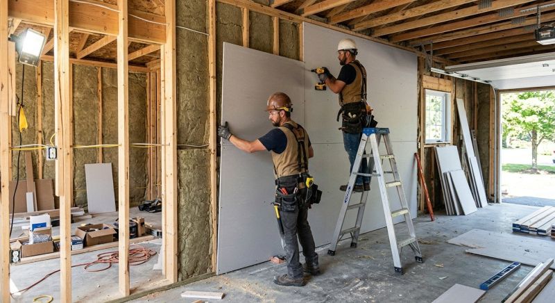 Garage Wallboard Installation in Wilmington, NC