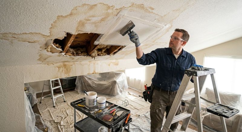 Basement Drywall Repair in Kansas City, KS