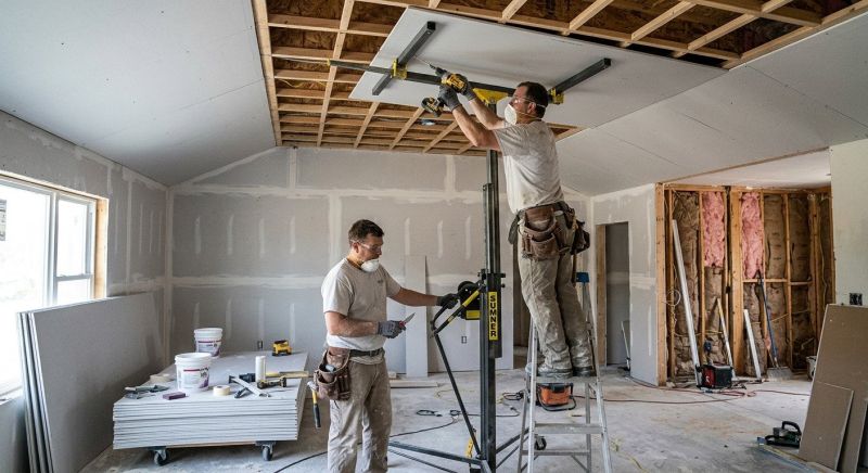 Bedroom Drywall Installation in Overland Park, KS