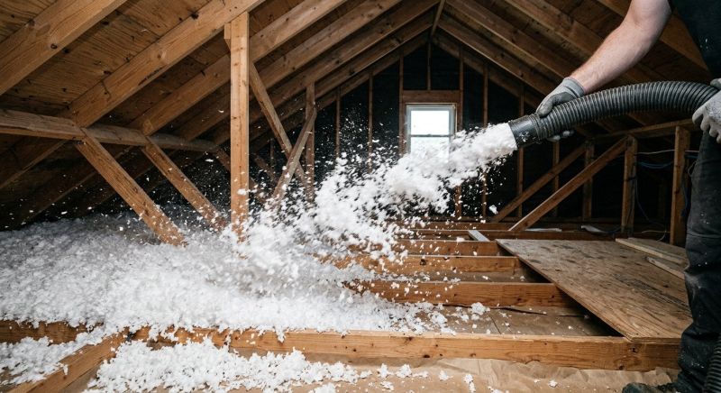 Blown Insulation Installation in Longmont, CO