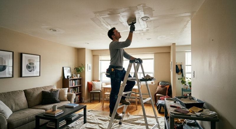 Ceiling Crack Repair in Wilmington, NC