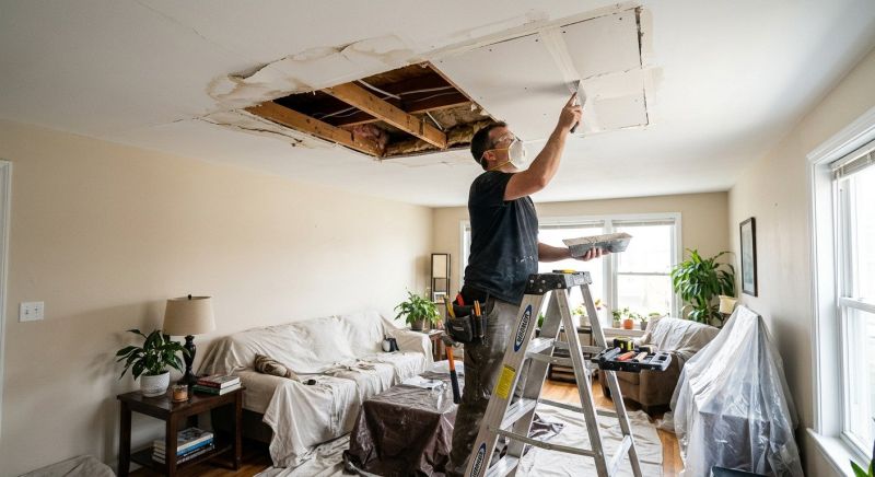 Ceiling Crack Repair in Conroe, TX