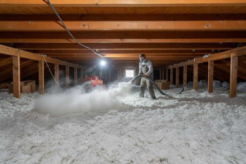 Cellulose Insulation Blowing in Bastrop, TX