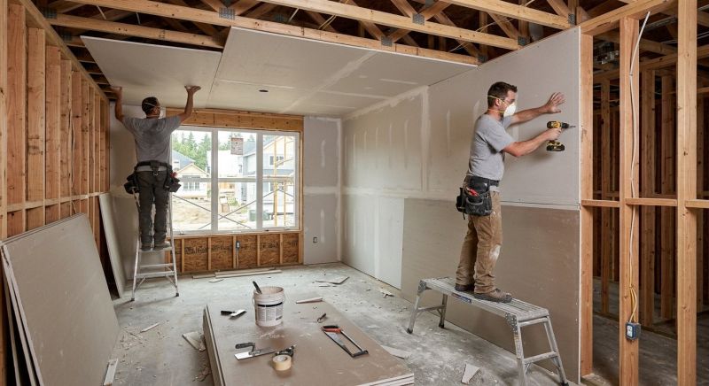 Gypsum Board Installation in Overland Park, KS
