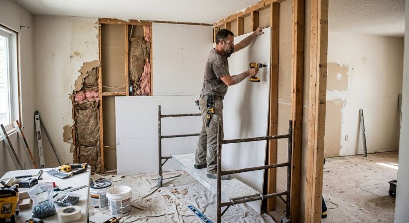 House Drywall Installation in Conroe, TX
